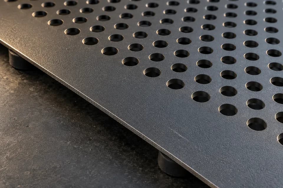 BOHANG reference image for Perforated Metal Panel Fence