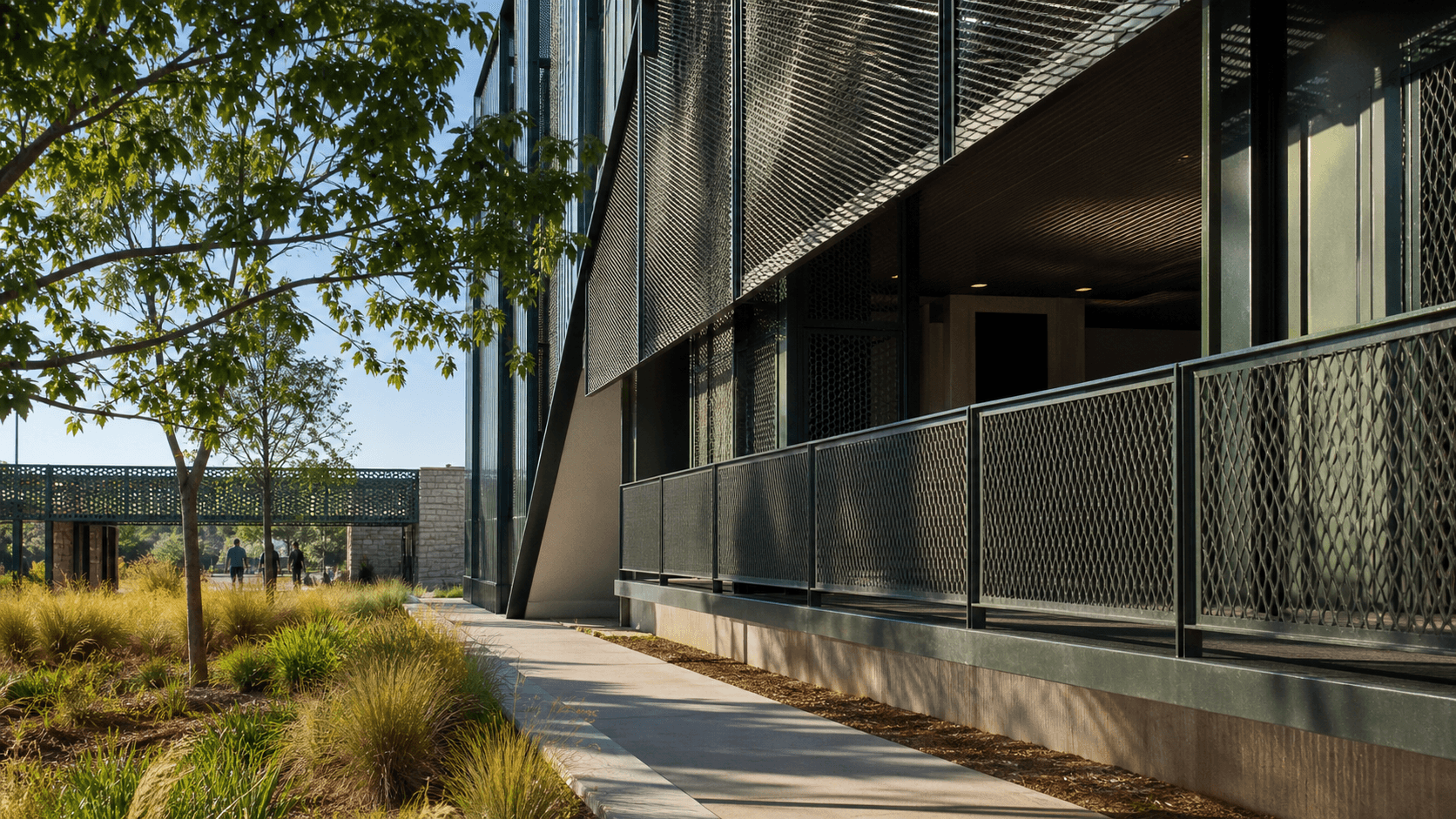 Architectural metal mesh reference application