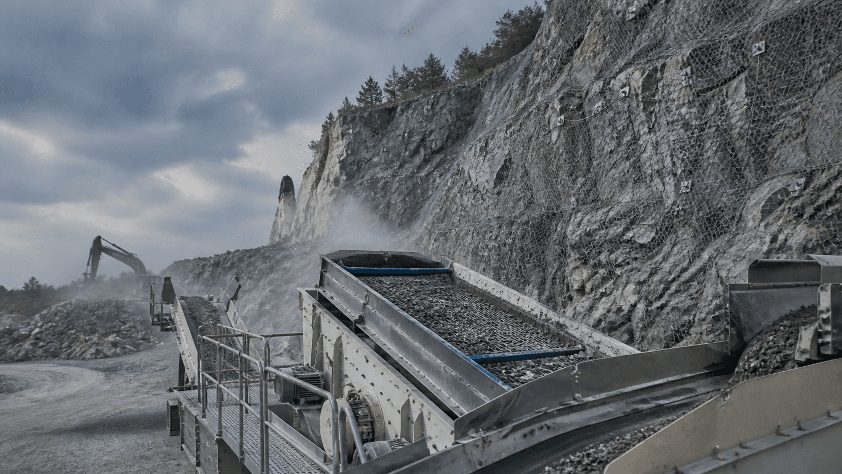 Quarry screening reference environment