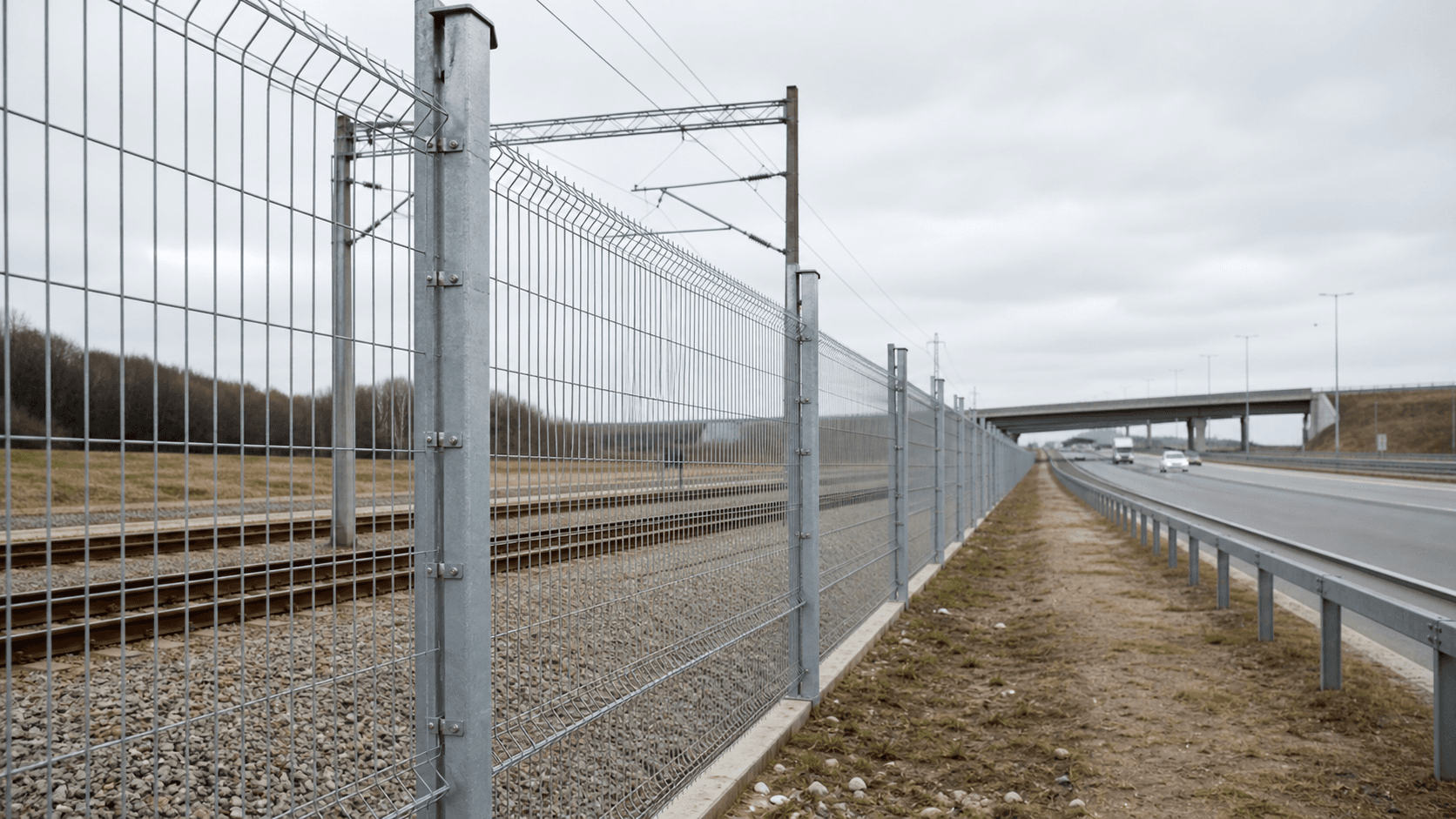 Transport corridor fence reference application