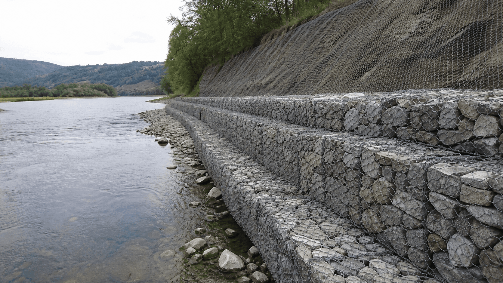 River and slope protection reference application