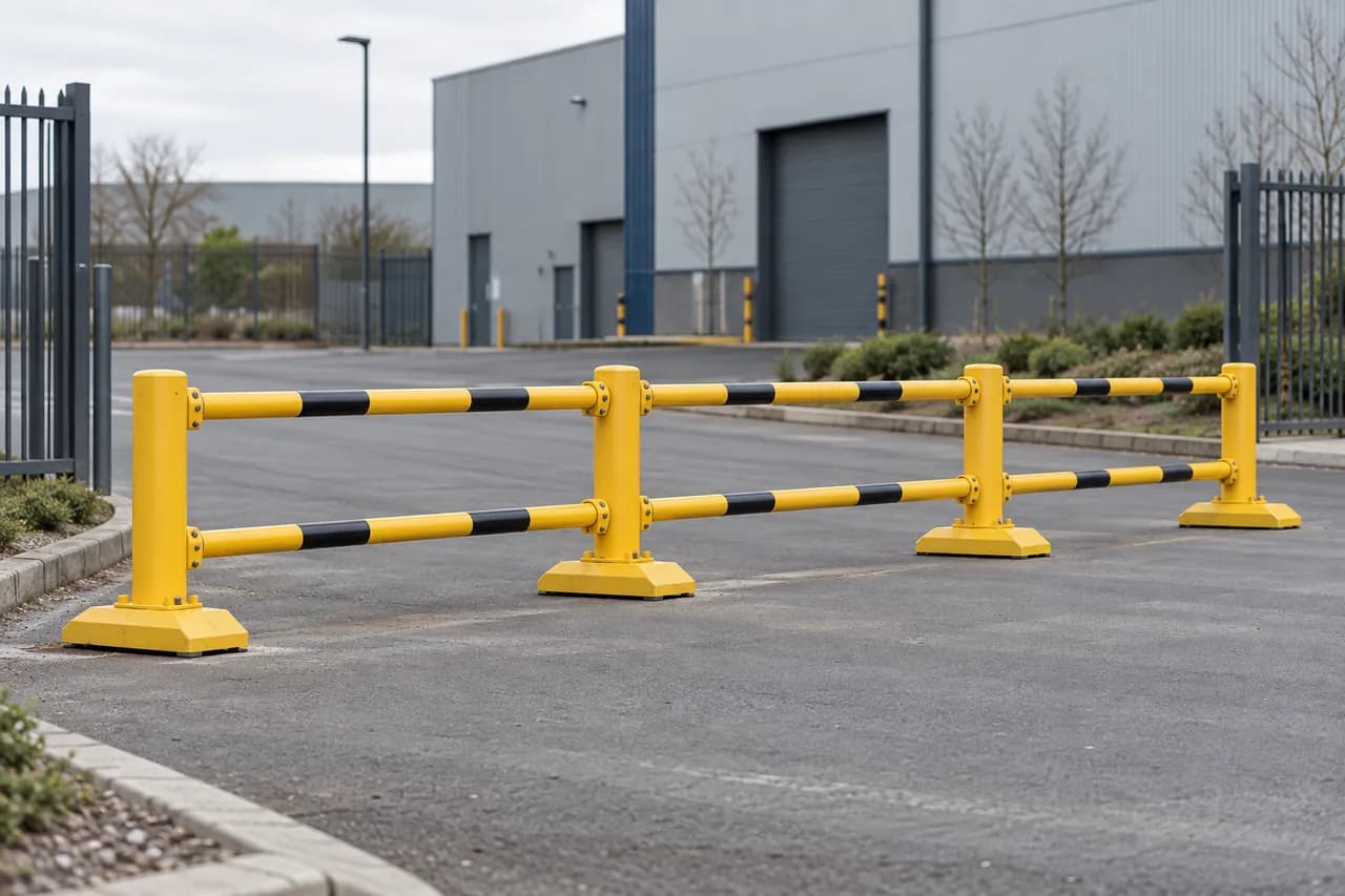BOHANG reference image for Mobile Steel Roadblock Barrier